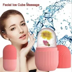 Multicolor Silicon Ice Face Roller
